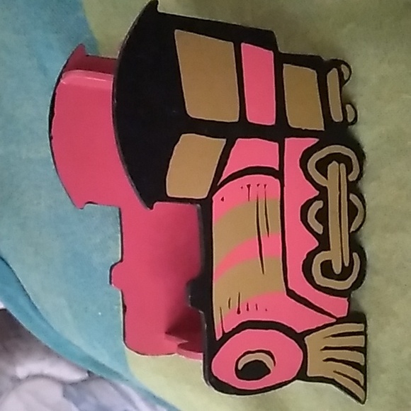 Vintage Starbucks Coffee Christmas Holiday Wood Train Display 2001 - Picture 2 of 10